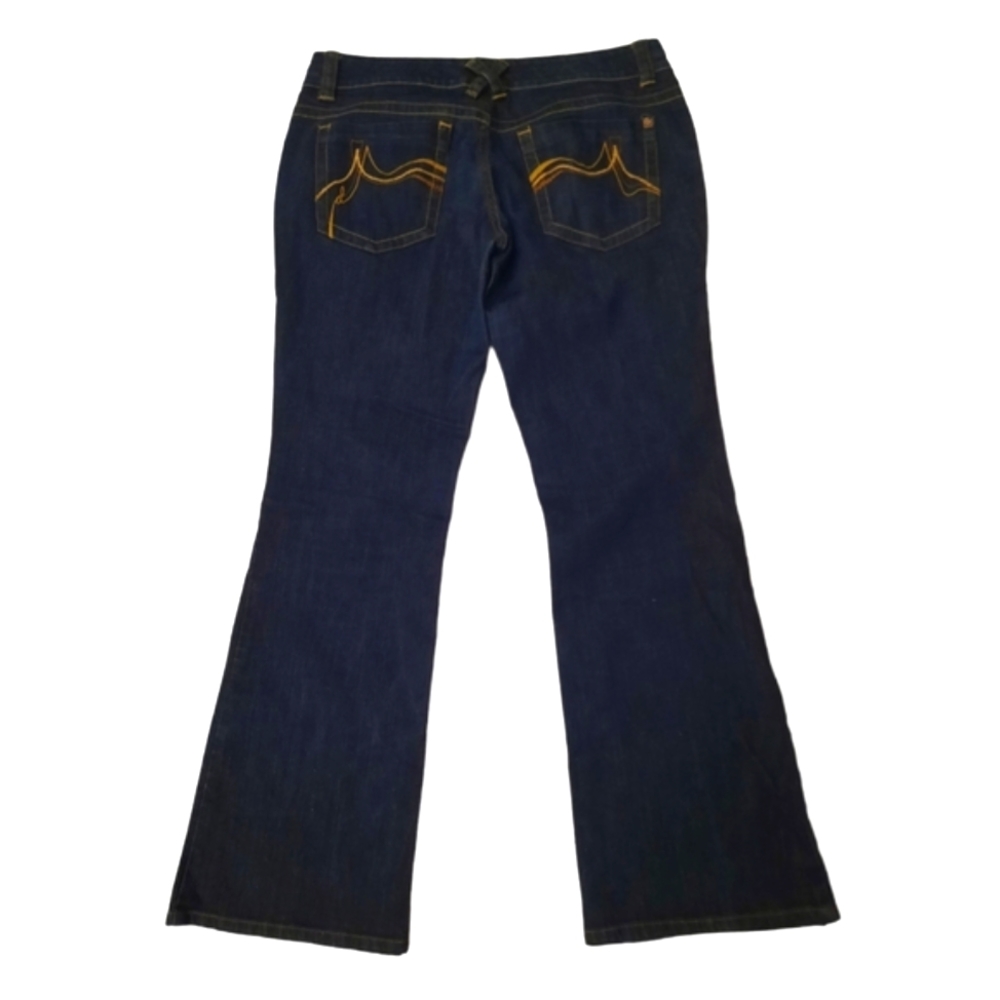 DKNY Brooklyn Extreme Jeans Bootcut size 13 Dark Blue 31"